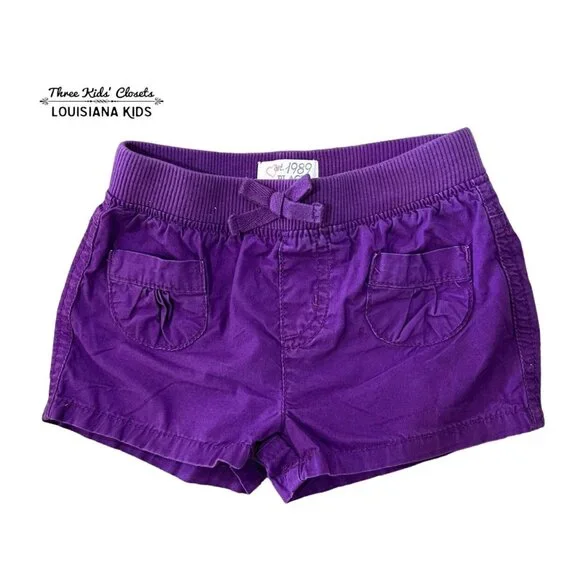 Children's Place 6-9m Purple Pull-On Shorts