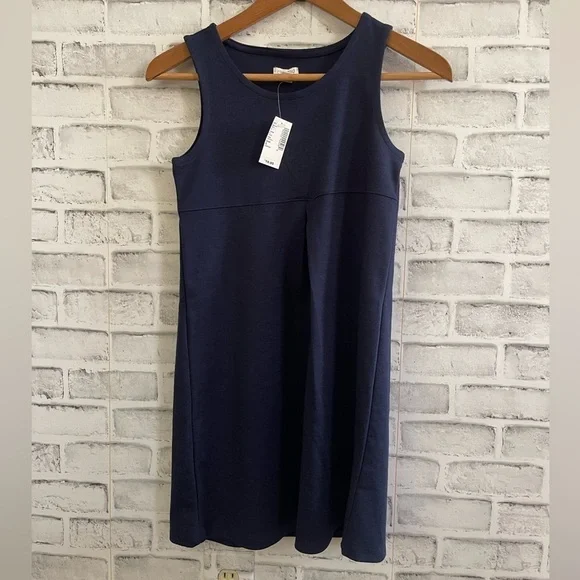 NWT! The Children’s Place little girl navy blue sleeveless dress Large (10/12)