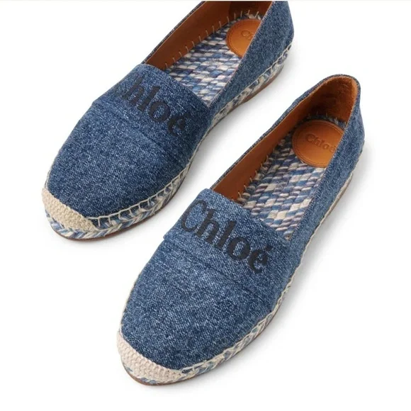 Chloe chic Blue Espadrilles