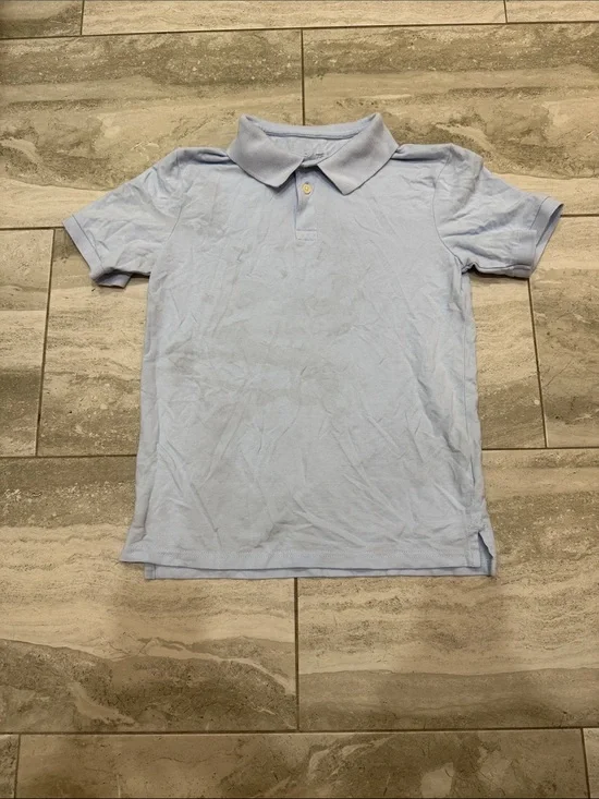 The Children's Place Light Blue Polo Tee - Short Sleeve