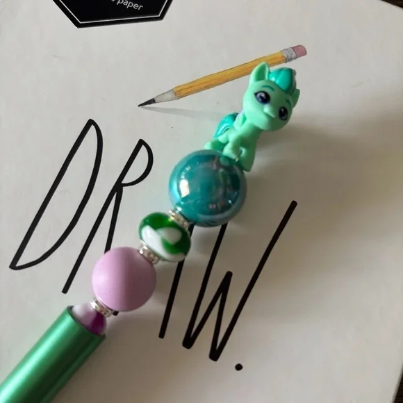 My Little Pony: Thunder Flap handmade beaded pen