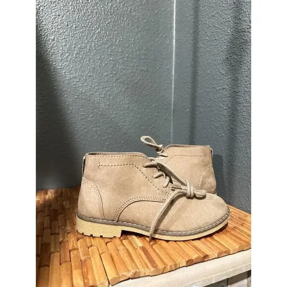 NEW Cat & Jack Hadrian Chukka Lace Up Boy Laced Style Booties Size 13