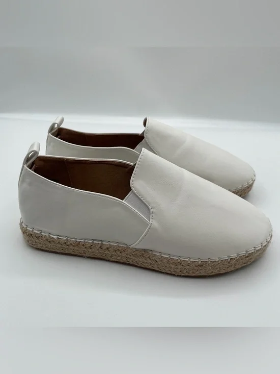 Charlotte Russe Espadrille Slip On Flat Women’s Sz 8 Braided Jute Summer Beach
