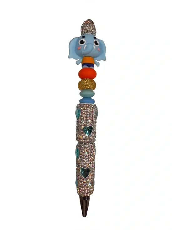 Decorative Blue Elephant Bird Toy Perch Accessory