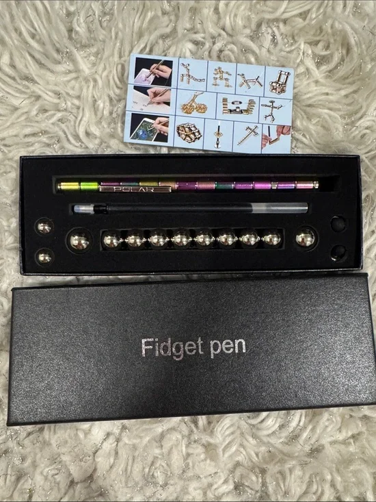 Multicolor Magnetic Fidget Pen Set