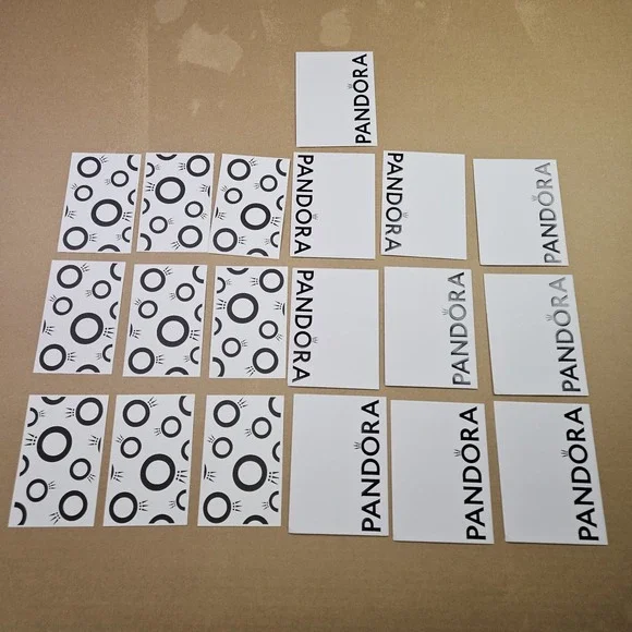 PANDORA Jewelry Gift Note Cards & Envelopes Lot 19 pc Stationary Replacement
