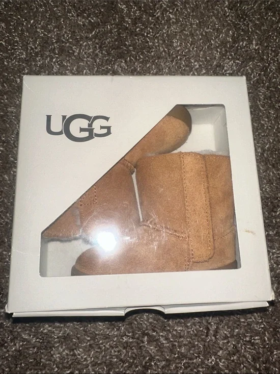 UGG Chestnut Suede Infant Mini Boots