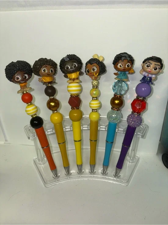 Encanto character beaded pens