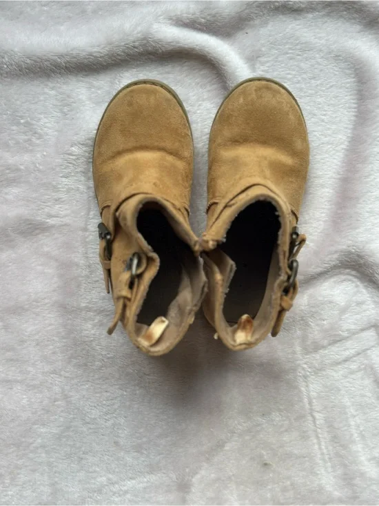 Tan Suede Ankle Boots