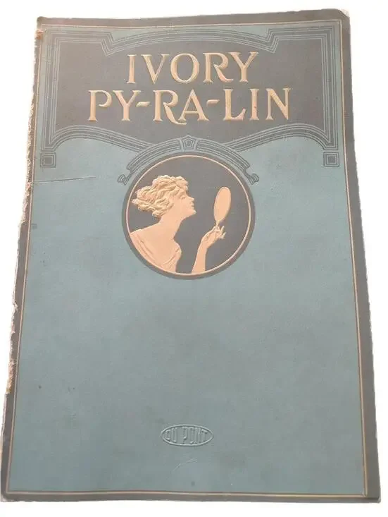 1919 DuPont Pyralin toilet ware catalog price list Advertising Piece Antique VTG