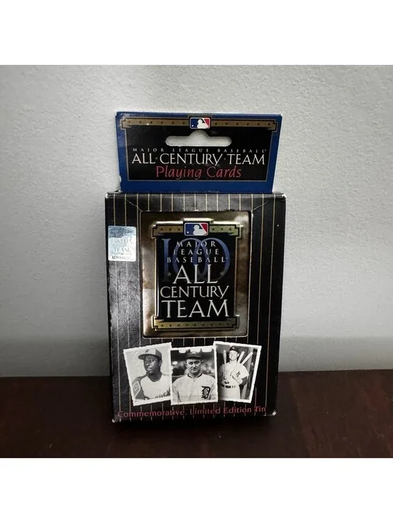MLB All Century Team Playing Cards Full Set LIMITED EDITION! NEW Open Box