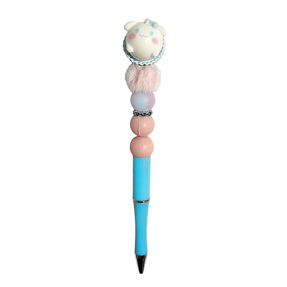Cinnamoroll Sanrio Cupcake Beaded Ballpoint Twist Pen White Topper