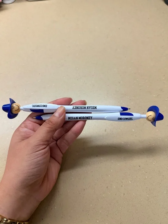 Megan Moroney Emo Cowgirl Pens with Blue Accents