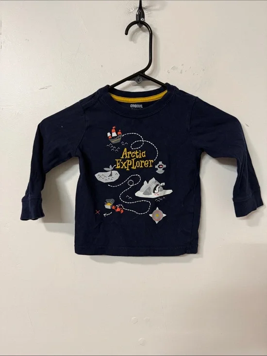 Gymboree Navy 'Arctic Explorer' Long Sleeve Tee