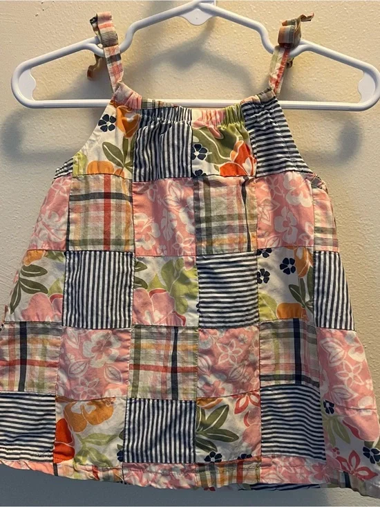 Gymboree Patchwork Floral dress  size 3-6 months