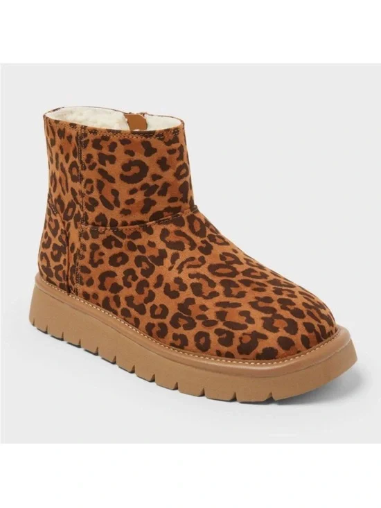 Girls' Youth Honor Faux Black Suede Style Boots - Cat & Jack