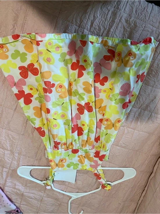 Gymboree Butterfly Print Sundress in Red, Pink, Yellow, Green, Orange