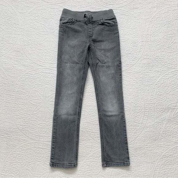 Gymboree Girls’ Grey Skinny Jeans with Elastic Waistband‎
