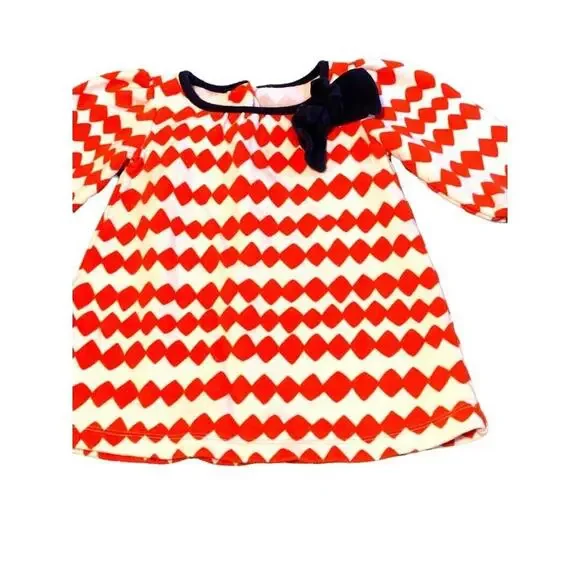 6-12 Months Gymboree Orange Blue Tunic Top Shirt Clemson Tigers