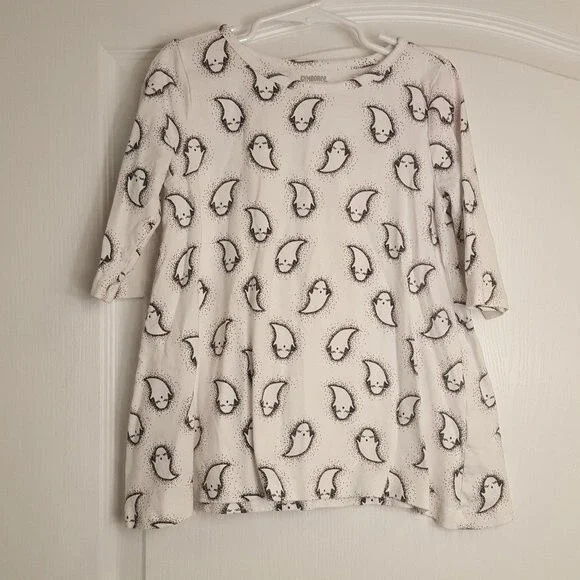 Gymboree Ghost Pattern Tunic Top Halloween