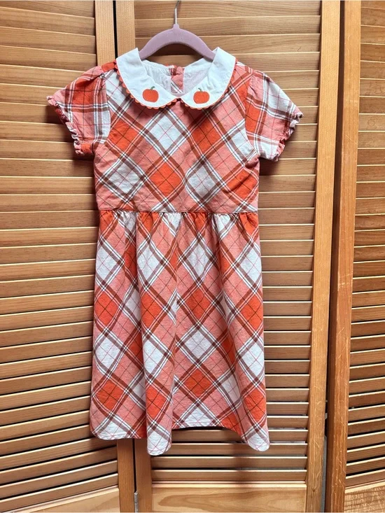 Gymboree Fall School Dress: Peter Pan Collar