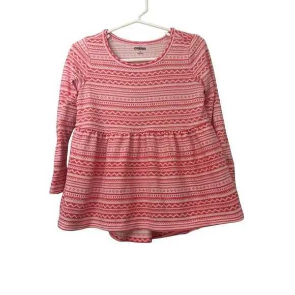 Gymboree Pink Sweater Peplum Top