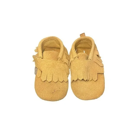 Wonder Nation Suede Moccasin in brown size 3
