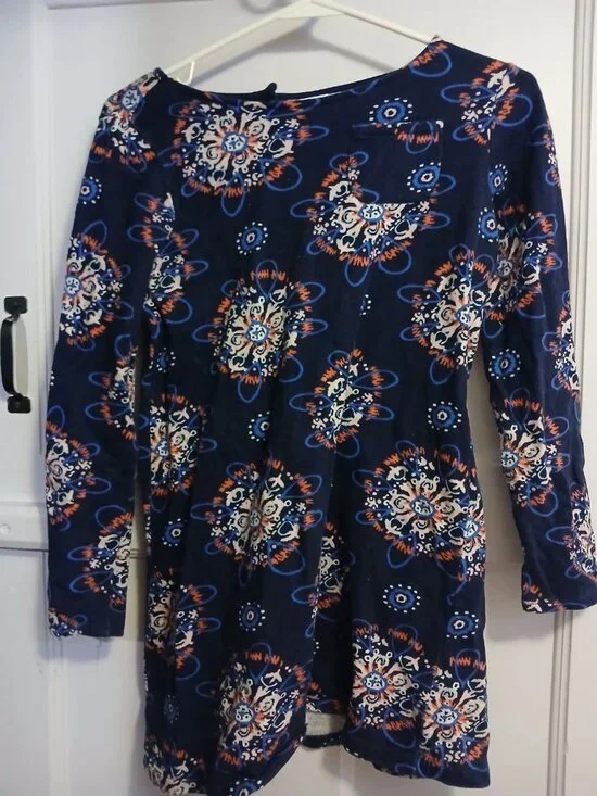 Gymboree L 10/12 Girls Blue Dress