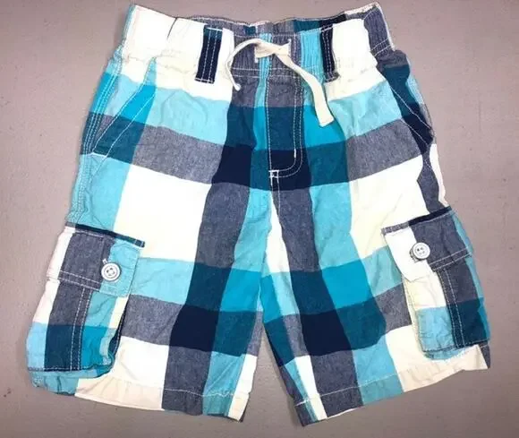 Gymboree Plaid Cargo Shorts Boys 6