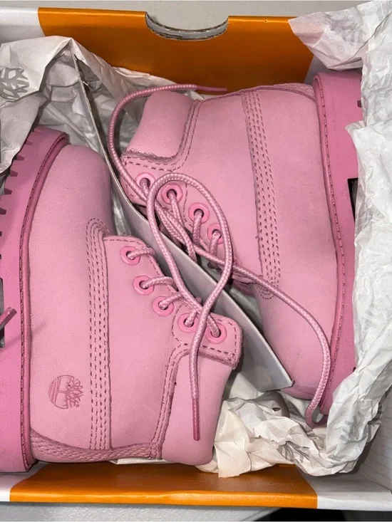 Pink Timberland Boots