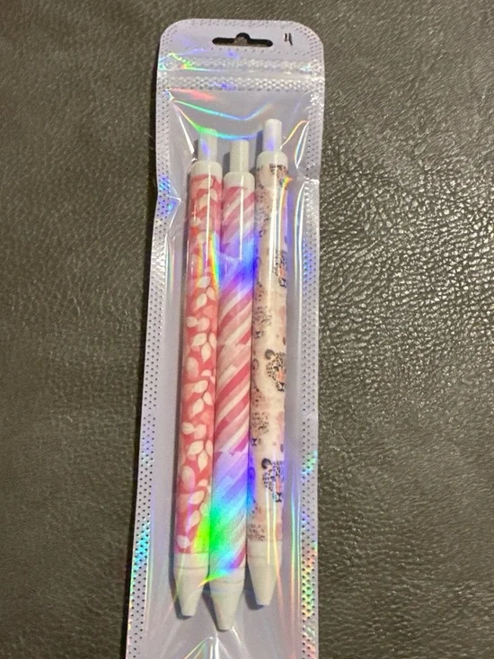 Pink Decorative Party pens - Pack of 3