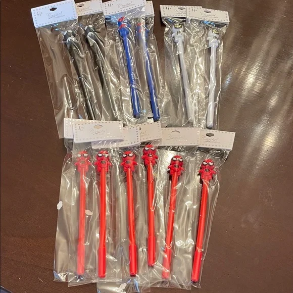 Spider-Man one dozen assorted pens individually wrapped party favors nwt