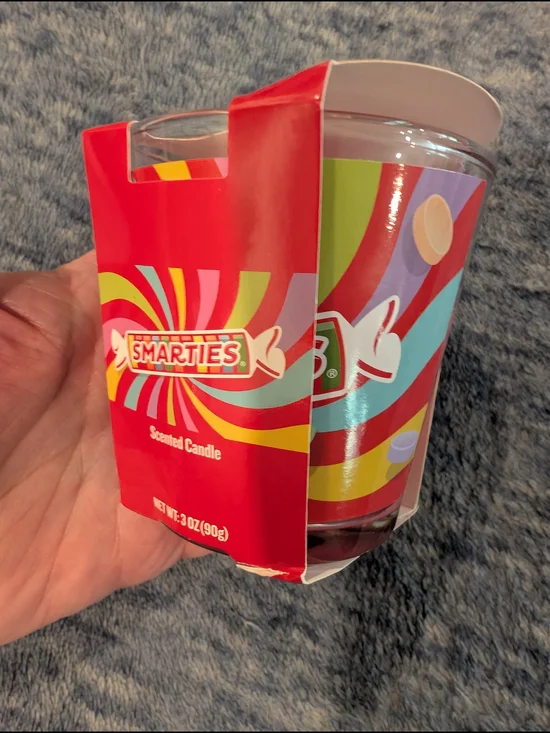 Smarties Scented Candle - Red