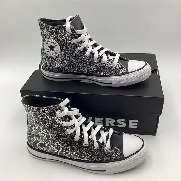 Converse kids Chuck Taylor‎ All Star Glitter High Top Sneakers 5