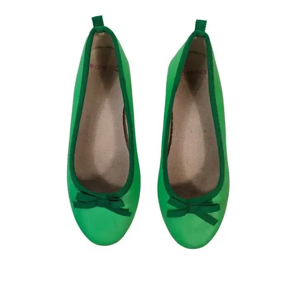 Crewcuts Lime Green Ballet Flats Big‎ Kids 2