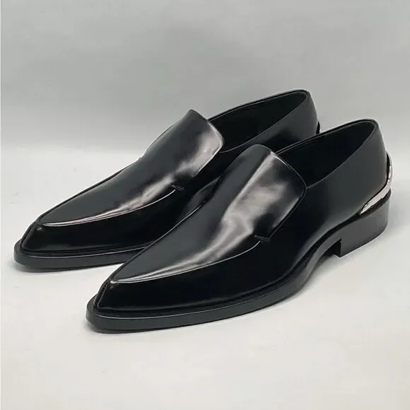 Jil Sander Steel Heel Pointed Toe Loafer size 40
