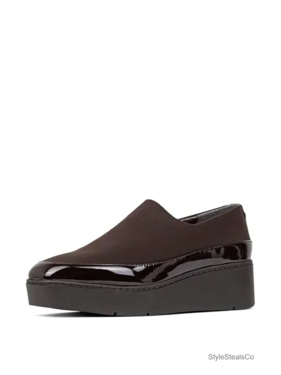 Stretch Suede Slip-On Loafers with Memory Foam Insole