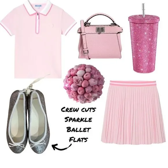 Crew Cuts Sparkle Ballet Flats