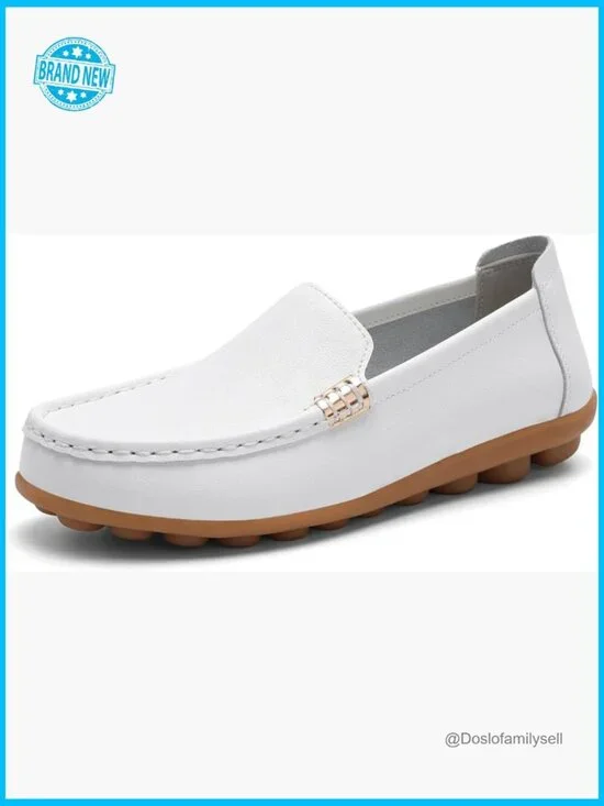 Lightweight Leather Loafers Slip On Driving Mocc Comfortable Business Casual