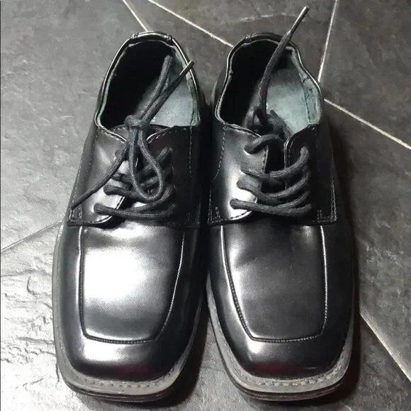 Borelli Boys Black Dress Shoes Size 13