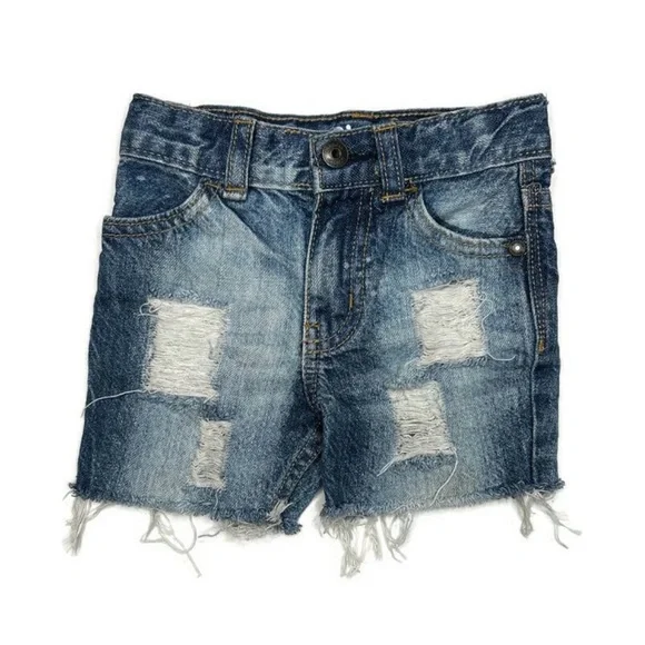 Oshkosh Custom Distressed Denim Shorts‎