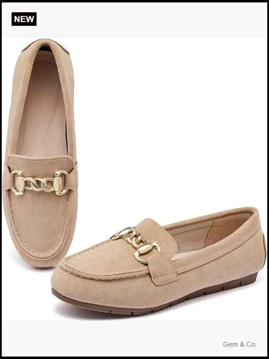 Comfortable Slip On Loafers Memory Foam Cushioned Driving Dressy Shoes