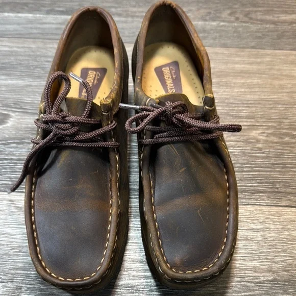 Clarks the original Brown Leather Shoes woman’s size 7 (s40)