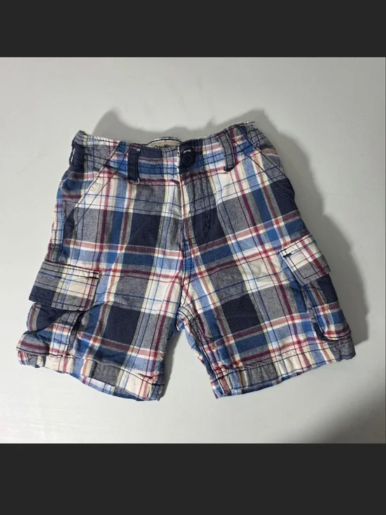OshKosh B'gosh Multicolor Plaid Shorts - Blue, Red, Yellow, White