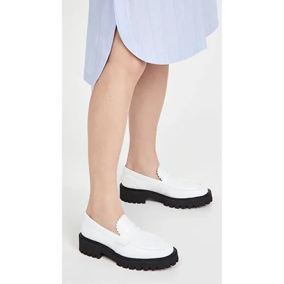 LAST Matter white Leather Loafers EU40