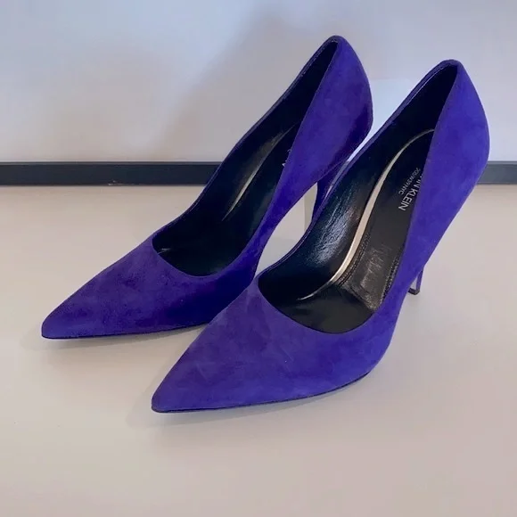 Calvin Klein 205W39NYC‎ Runway Purple Pumps size 38.5