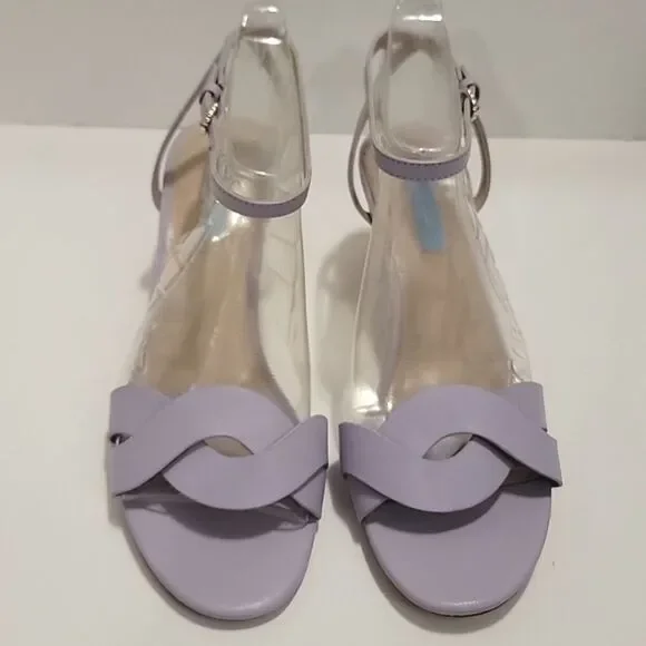 DRAPER JAMES Addison Twisted Strap Kitten Heel Sandals NWOT size 8.5