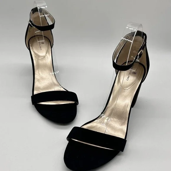 Bandolino Sandals Womens 11M Black Armory Block Heel Dress Sandals NEW‎