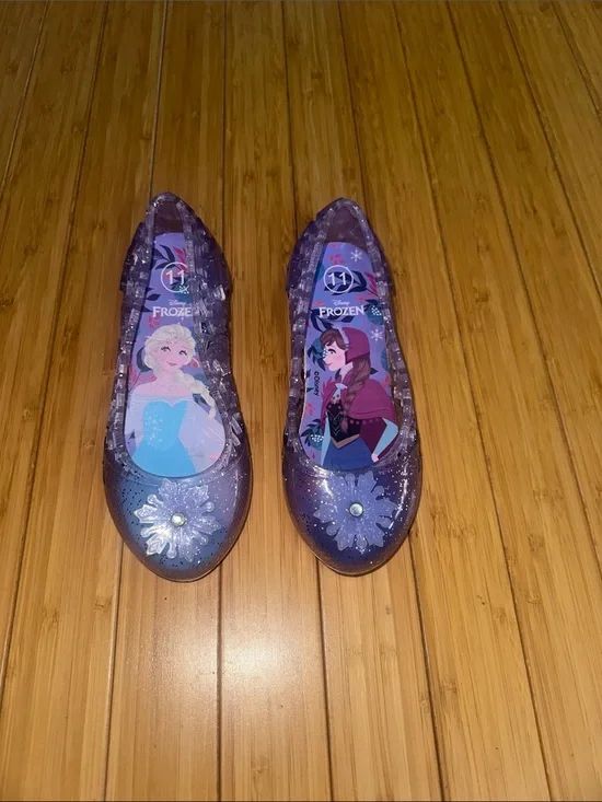 Disney Frozen Jelly Light Up Slide Sandals