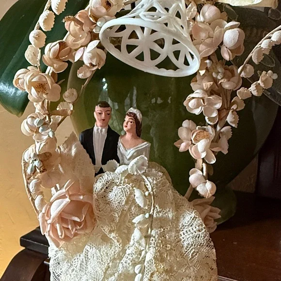 Vintage 1950's Wedding Cake Topper